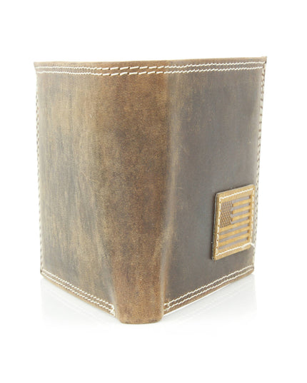 Bi-Fold Men’s Wallet with American Flag ABMW 25-2005