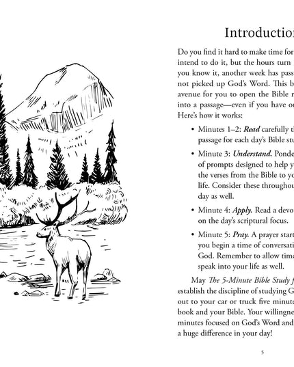 The 5-Minute Bible Study for Men: Pursuing a Life That Matte