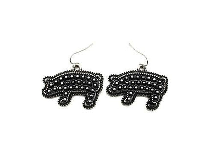 Western Dot Bubble Pig Dangle Earring