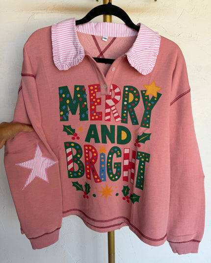 MAKING SPIRITS BRIGHT PULLOVER