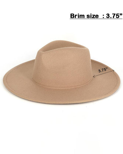 Solid Plain Panama Hat