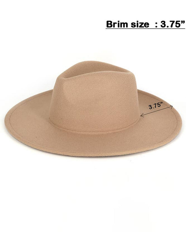 Solid Plain Panama Hat