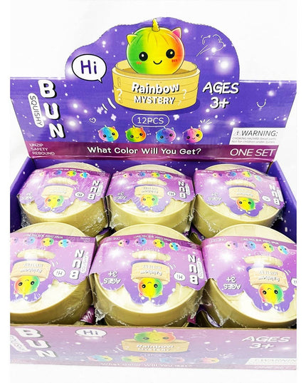 Mystery Rainbow Unicorn Dumpling Squishy with Steamer