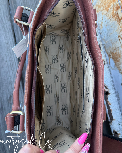 Harper Ranch Cowhide Purse