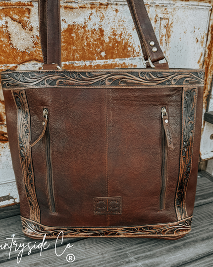 Adeline Leather Tote Purse