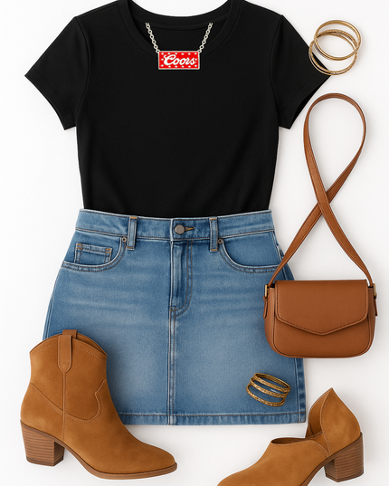 Summertime Western Rowdy Country Cowboy Necklace