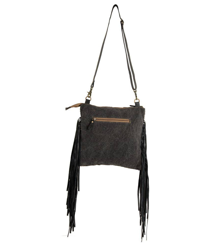 Tumbleweed Trail Fringed Hand-Tooled Bag