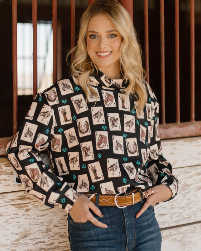 Luck Of The Brand mock neck