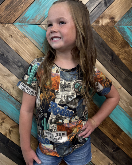 Mini Retro Rodeo Nights Top