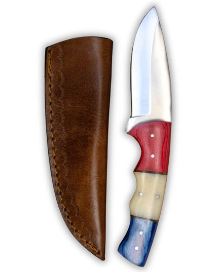 Red, White & Blue Skinner Knife