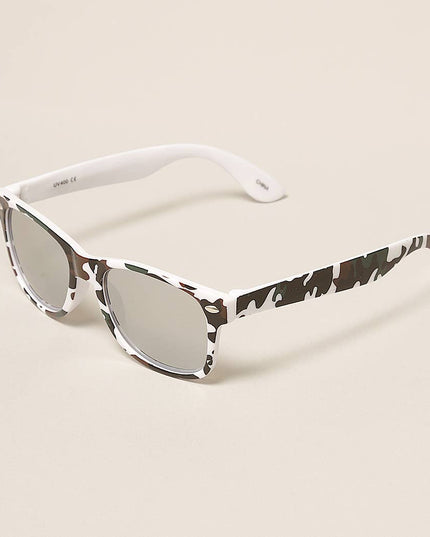 Kids Trendy Camo Pattern Sunglasses