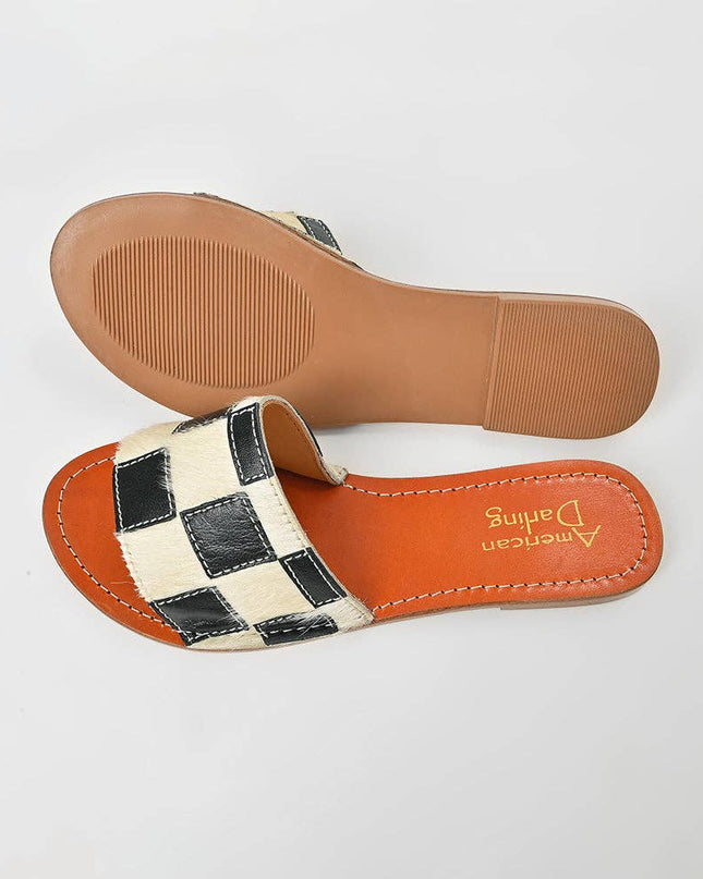 Hair-On Western-Chic Luxury Meets Every-Day Comfort Slippers