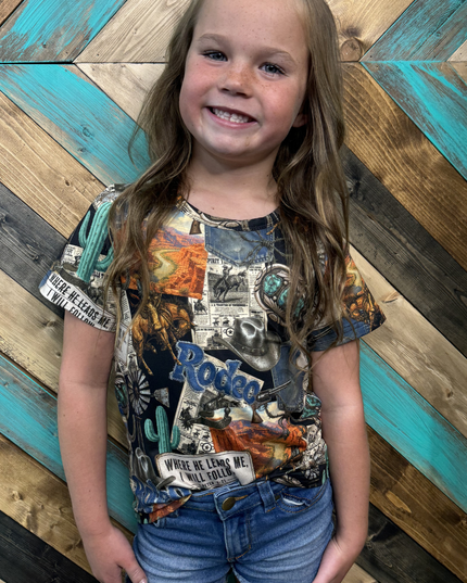 Mini Retro Rodeo Nights Top