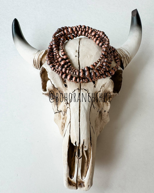 Western Navajo Style Pearl Stackable Bracelets