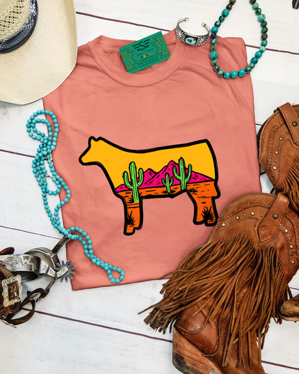 Desert Skies Livestock Graphic Tee