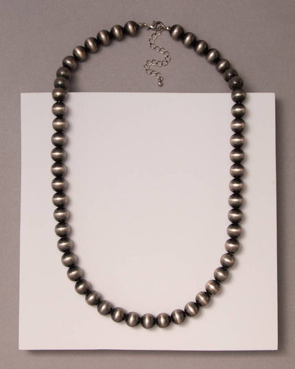 Western 10MM Navajo Beaded Necklace