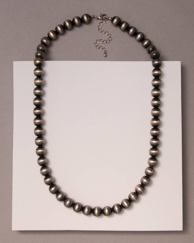 Western 10MM Navajo Beaded Necklace