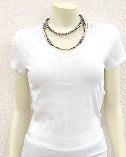 735689, 22" Handmade Navajo Bead Necklace