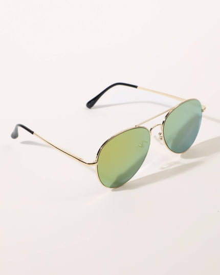 Classic Aviator Dark Tinted Fashion Sunglasses