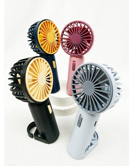 Portable Hand Fan with Pull out Stand