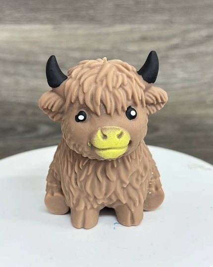 Cute Highland Cow Squishy Stress Relief Toy
