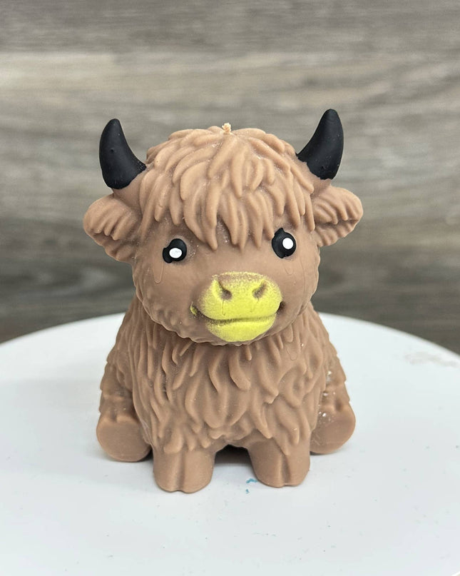 Cute Highland Cow Squishy Stress Relief Toy