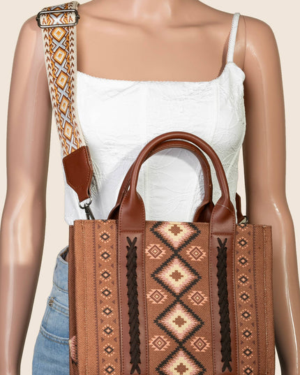Boho Western Pattern Square Bag