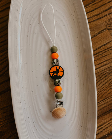 Scope Deer Pacifier Clip