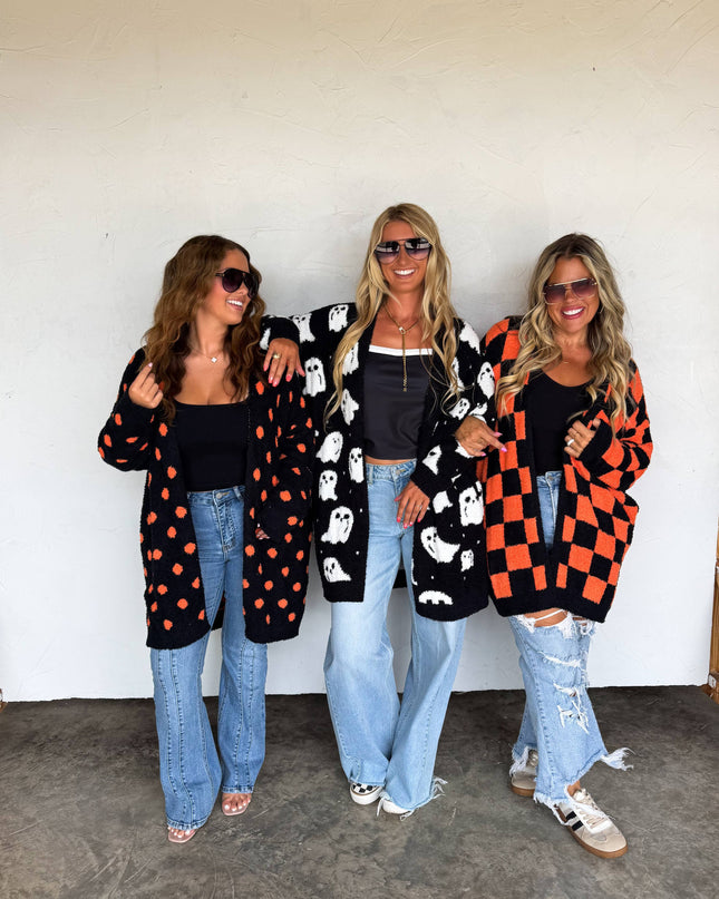 PREORDER- BOO CREW REVERSIBLE CLOUD CARDIGAN