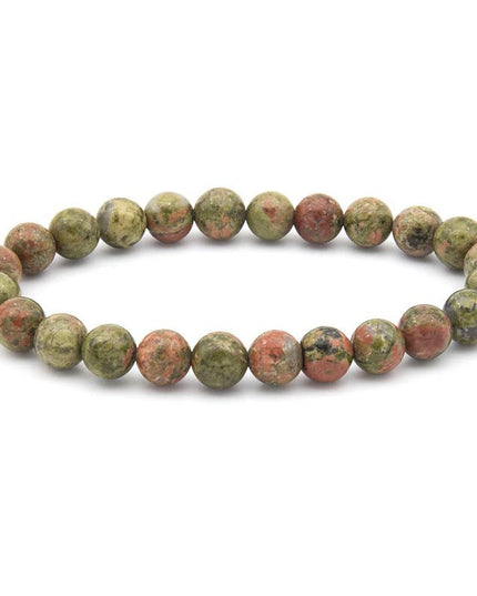 8MM Elastic Natural Stone Bracelets - CS