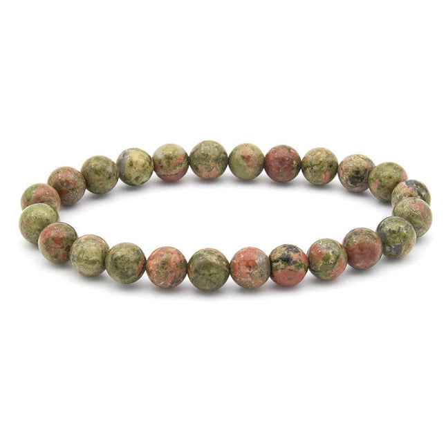 8MM Elastic Natural Stone Bracelets - CS