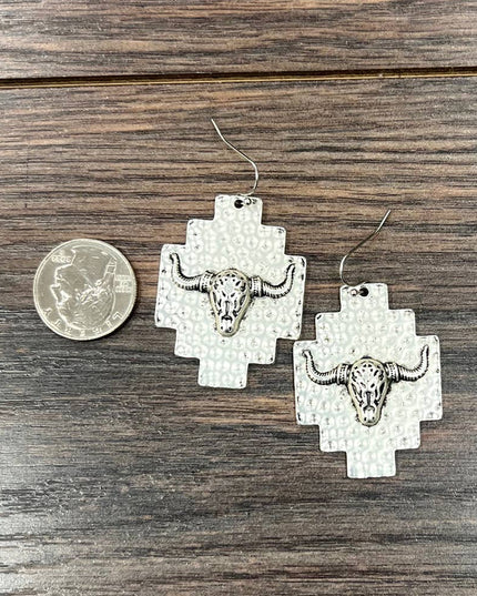 720417, Longhorn Earrings