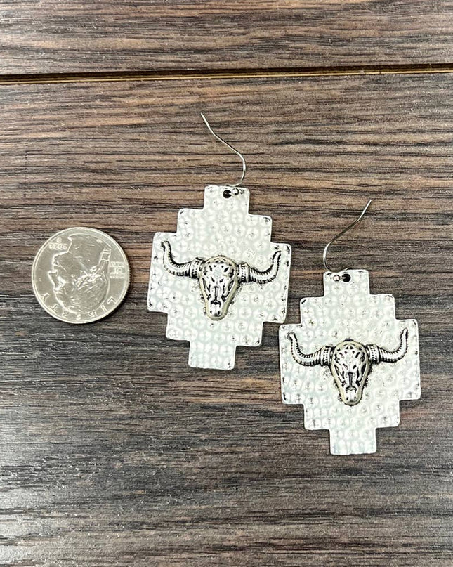 720417, Longhorn Earrings