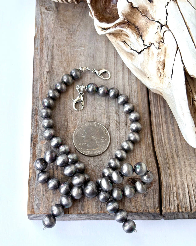 Western Navajo Pearl Coquette Bow Hat Chain Band