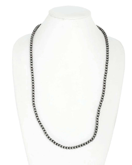 Western Navajo Pearl Beaded Long Necklace