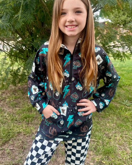 Cowgirl Charm Kids Pullover