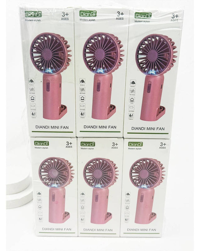 Portable Hand Fan with Pull out Stand