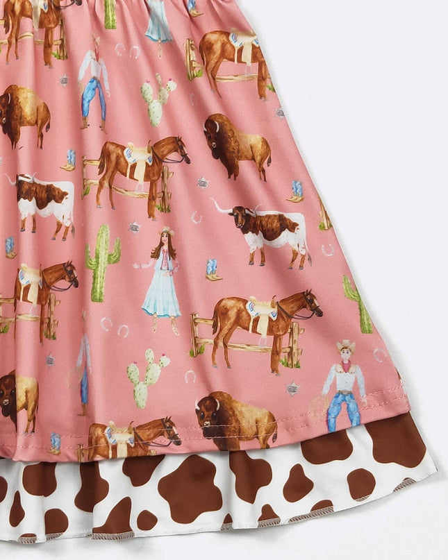 Sadie Mae Corral Girls Dress