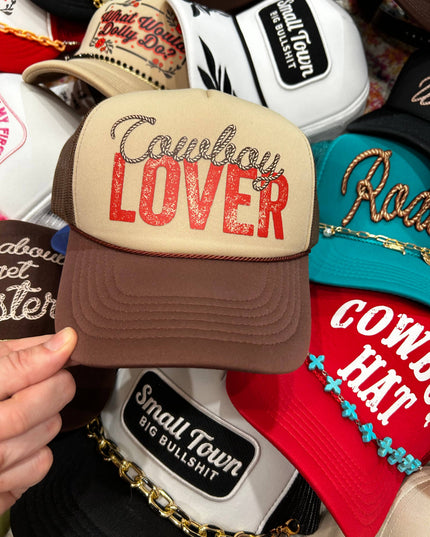 Cowboy Lover Trucker Hat | Western | Rodeo | Valentine