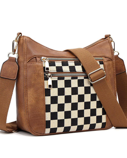 Ashley Mixed Media Crossbody