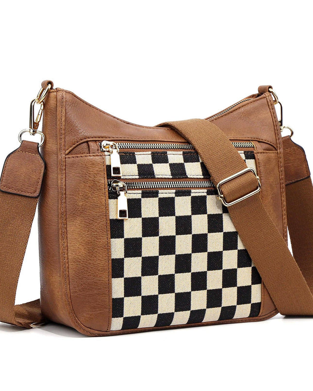 Ashley Mixed Media Crossbody