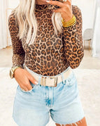 S / 95%Polyester+5%Elastane / Brown