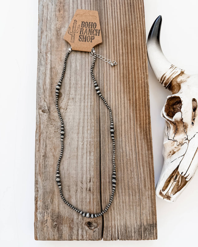Western Style Navajo Pearl Necklace