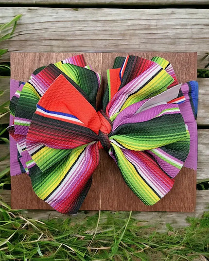 Big Tassel Printed Fashion Headband for Kids