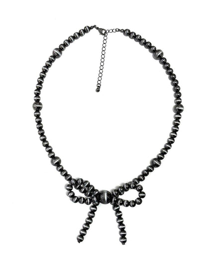 Western Navajo Pearl Ribbon Necklace