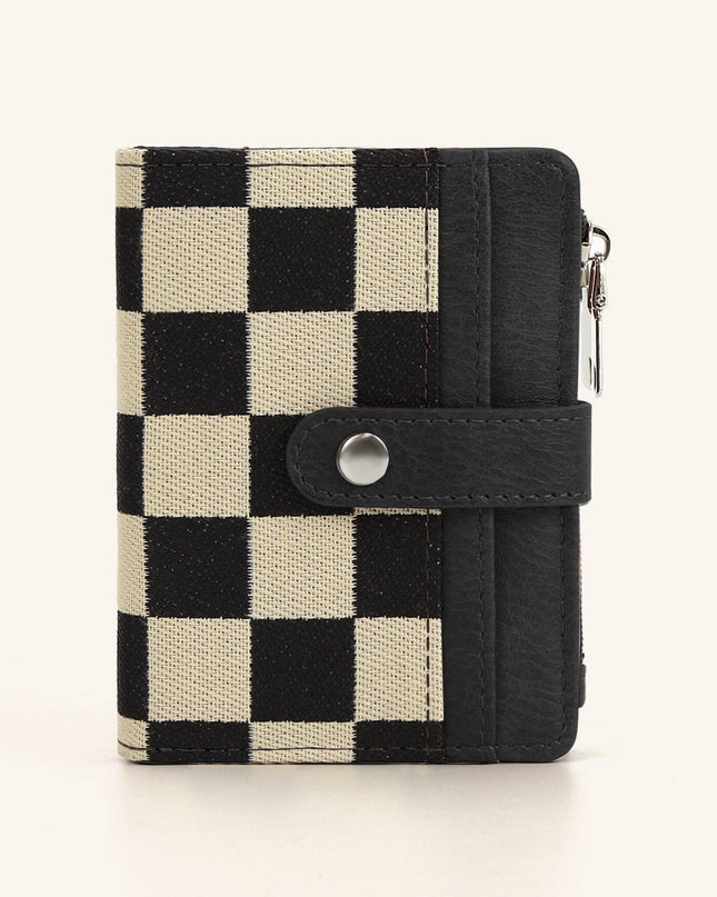 Wilma Mixed Media Fold-Over Wallet