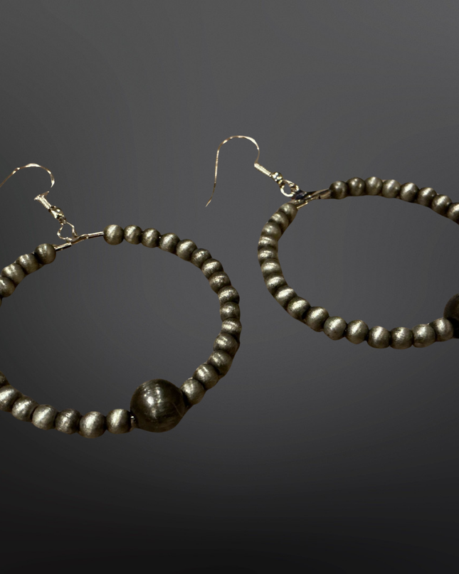 Faux Navajo Pearls Earrings