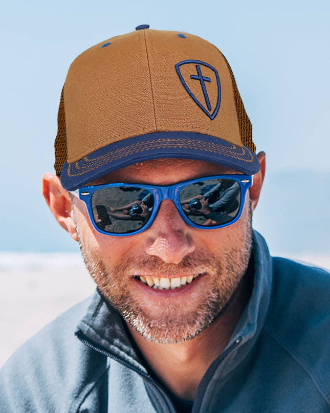 Kerusso Mens Cap Blue Cross Shield