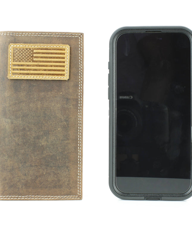 Rodeo Wallet with American Flag Embossing ABMW 25-2004