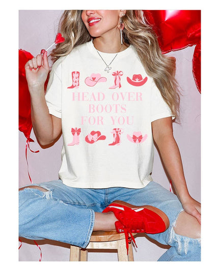 HEAD OVER BOOTS FOR YOU  MINERAL GRAPHIC TOP